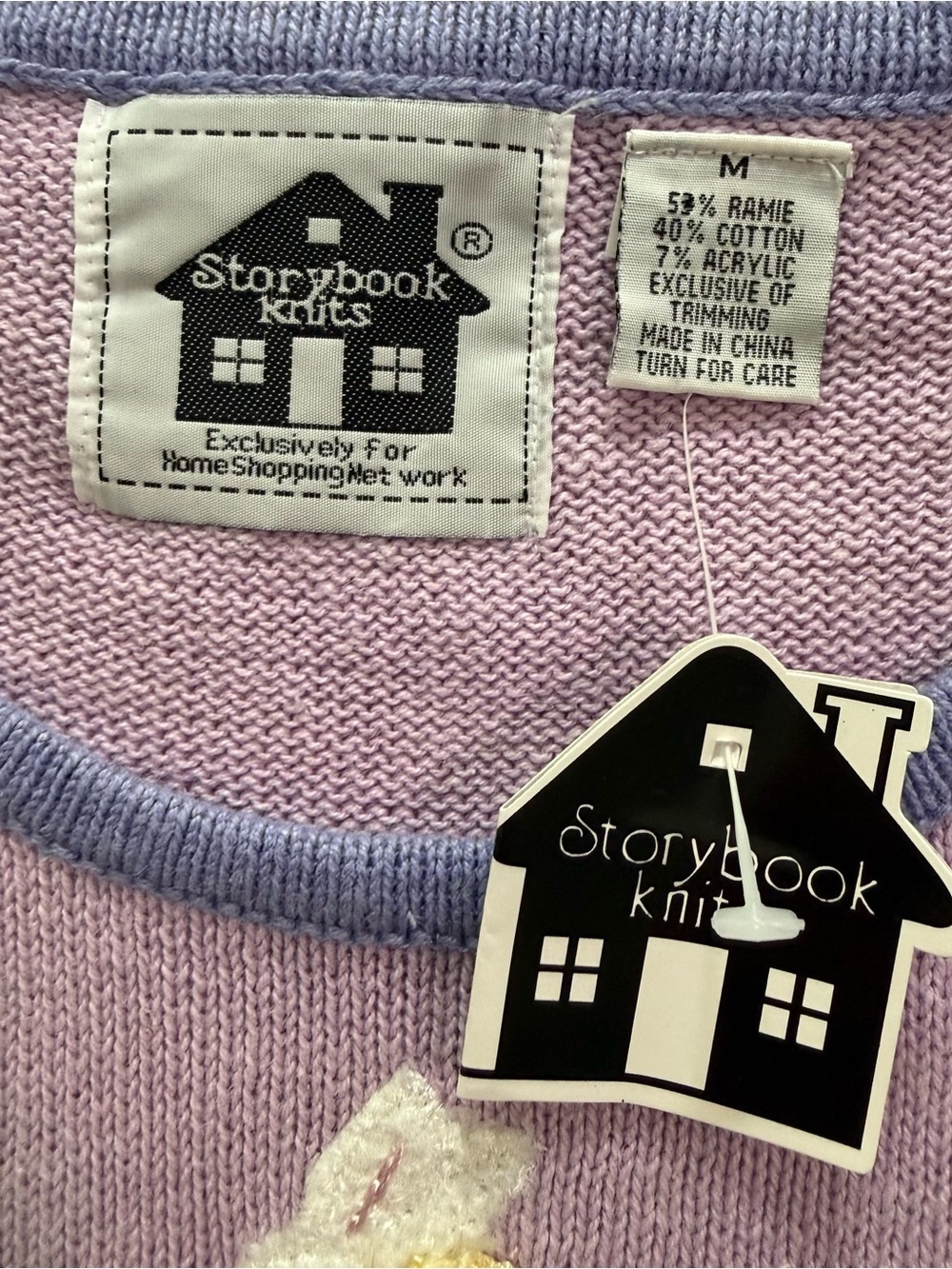 Storybook Knits Lavender Bunny Tank With mMatching Pants - Picture 2 of 6